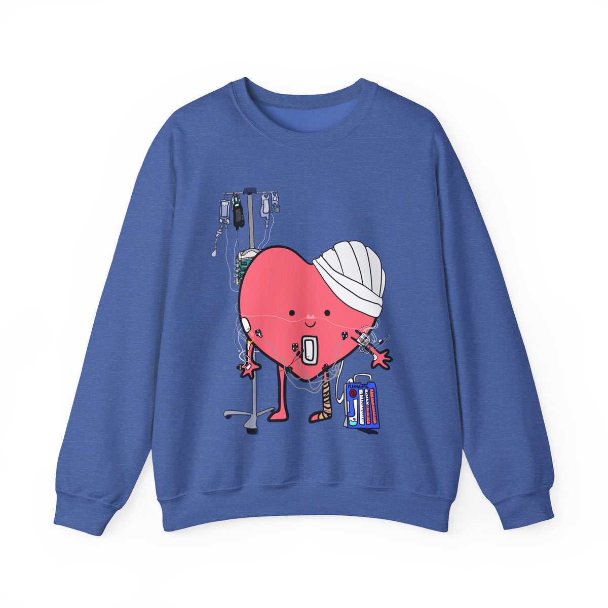 FRONT ONLY Post Op Heart Sweater