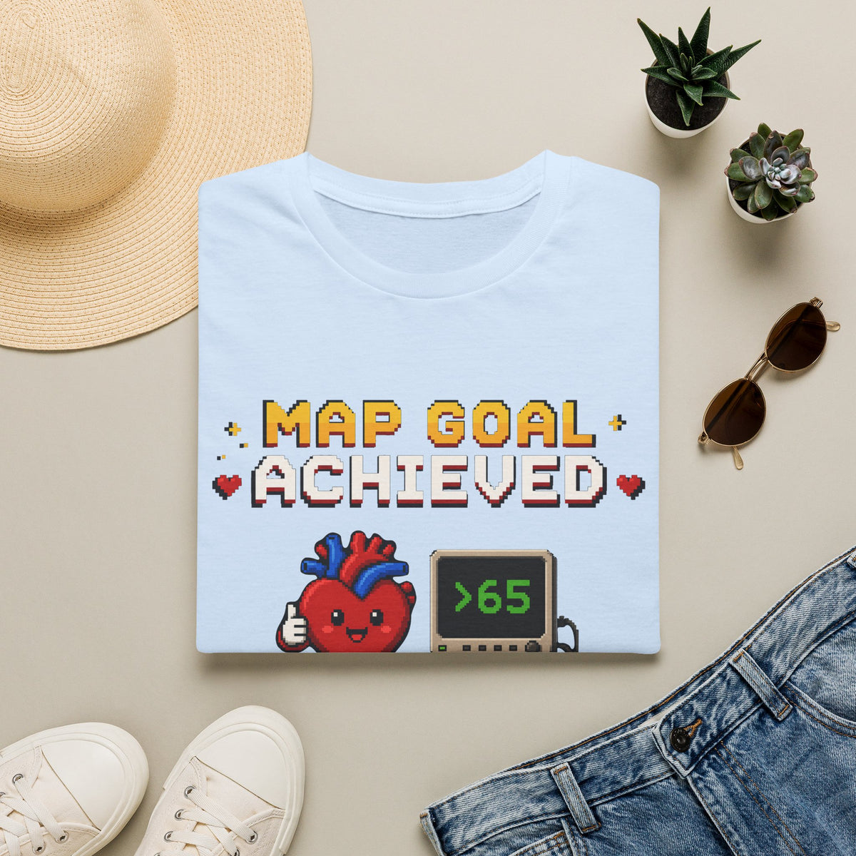 FRONT ONLY MAP Goal Achieved Shirt