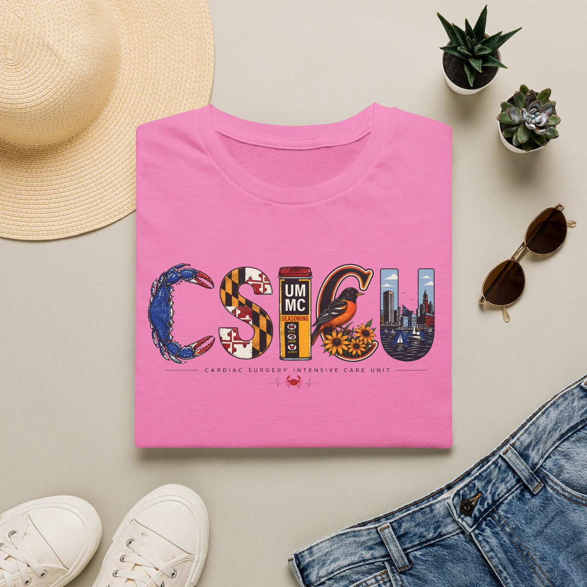 FRONT ONLY Maryland CSICU Shirt