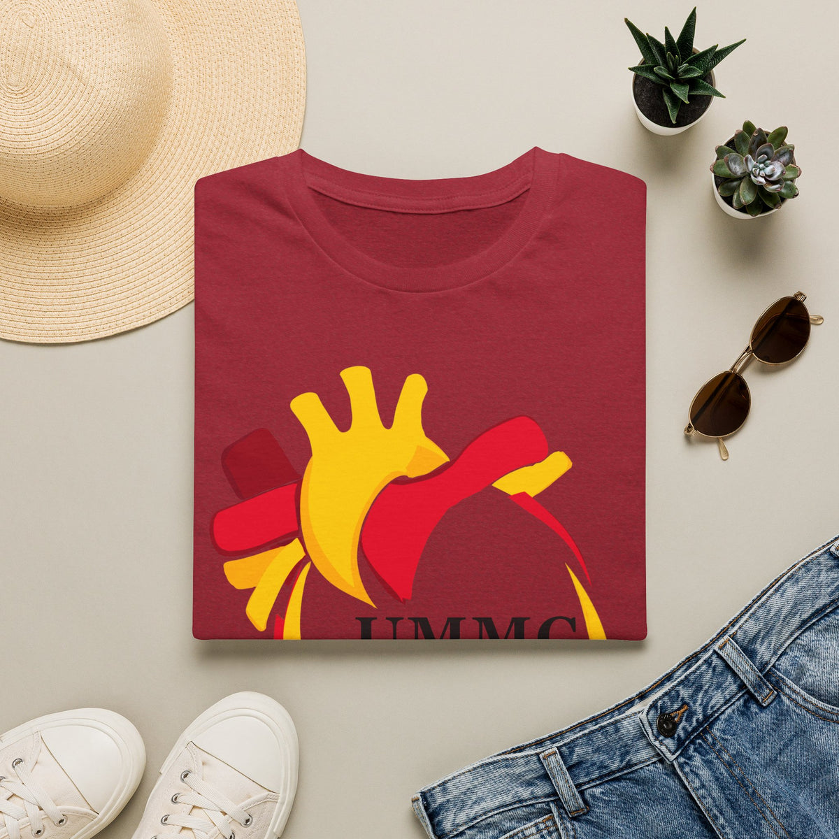 FRONT ONLY CSICU Heart shirt