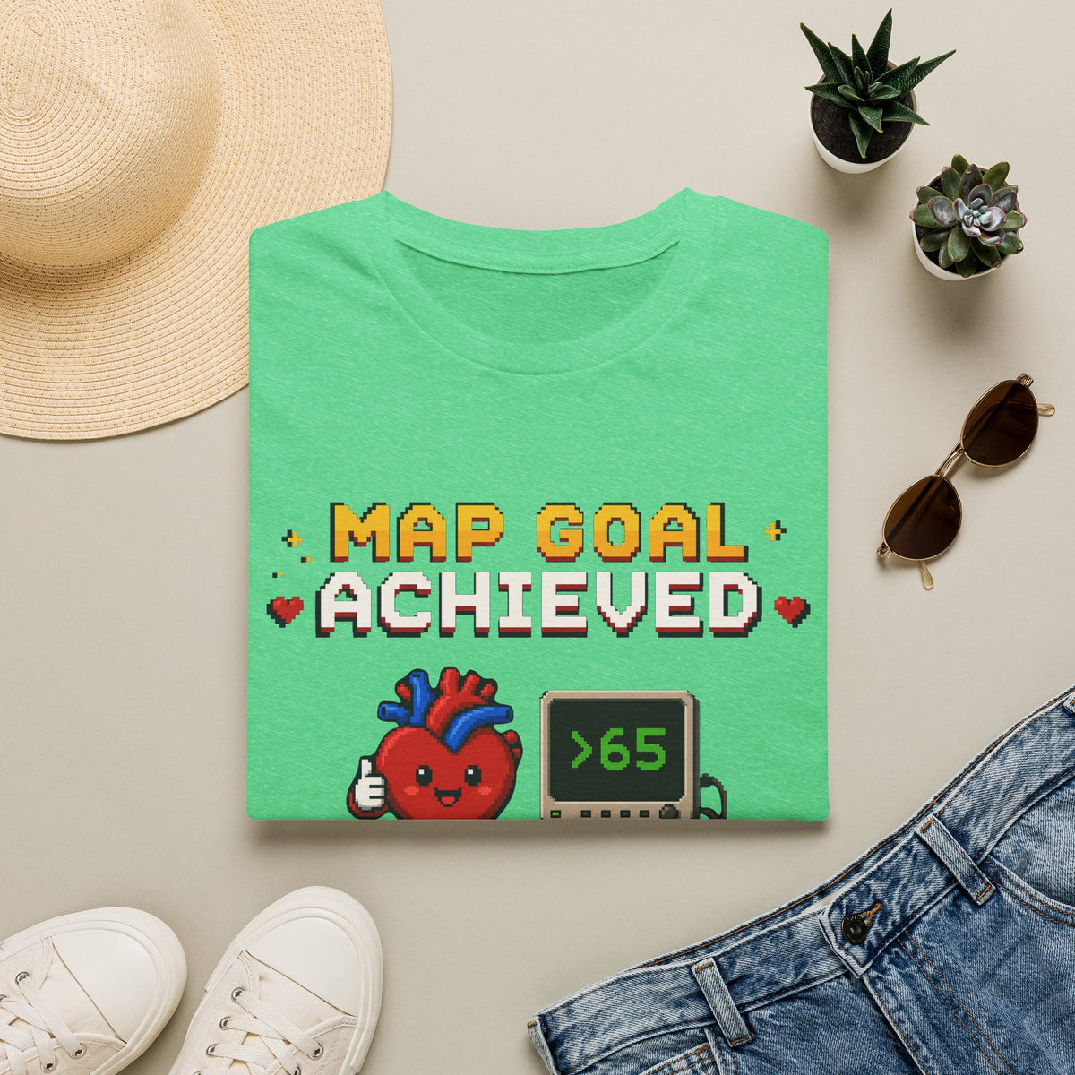 FRONT ONLY MAP Goal Achieved Shirt