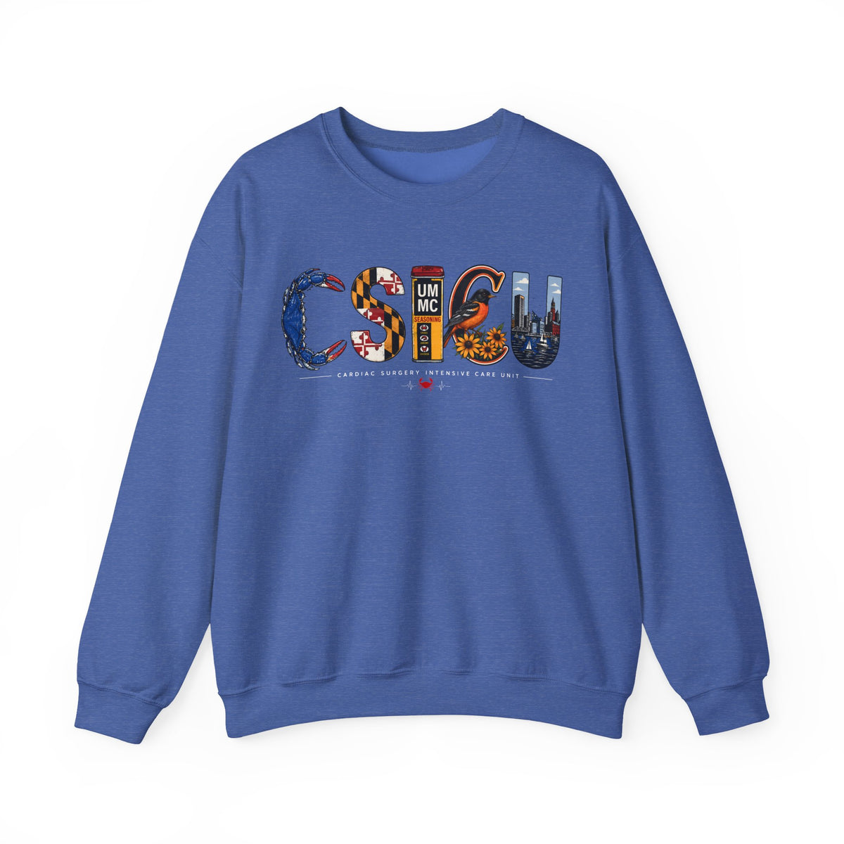 FRONT ONLY Maryland CSICU Sweater