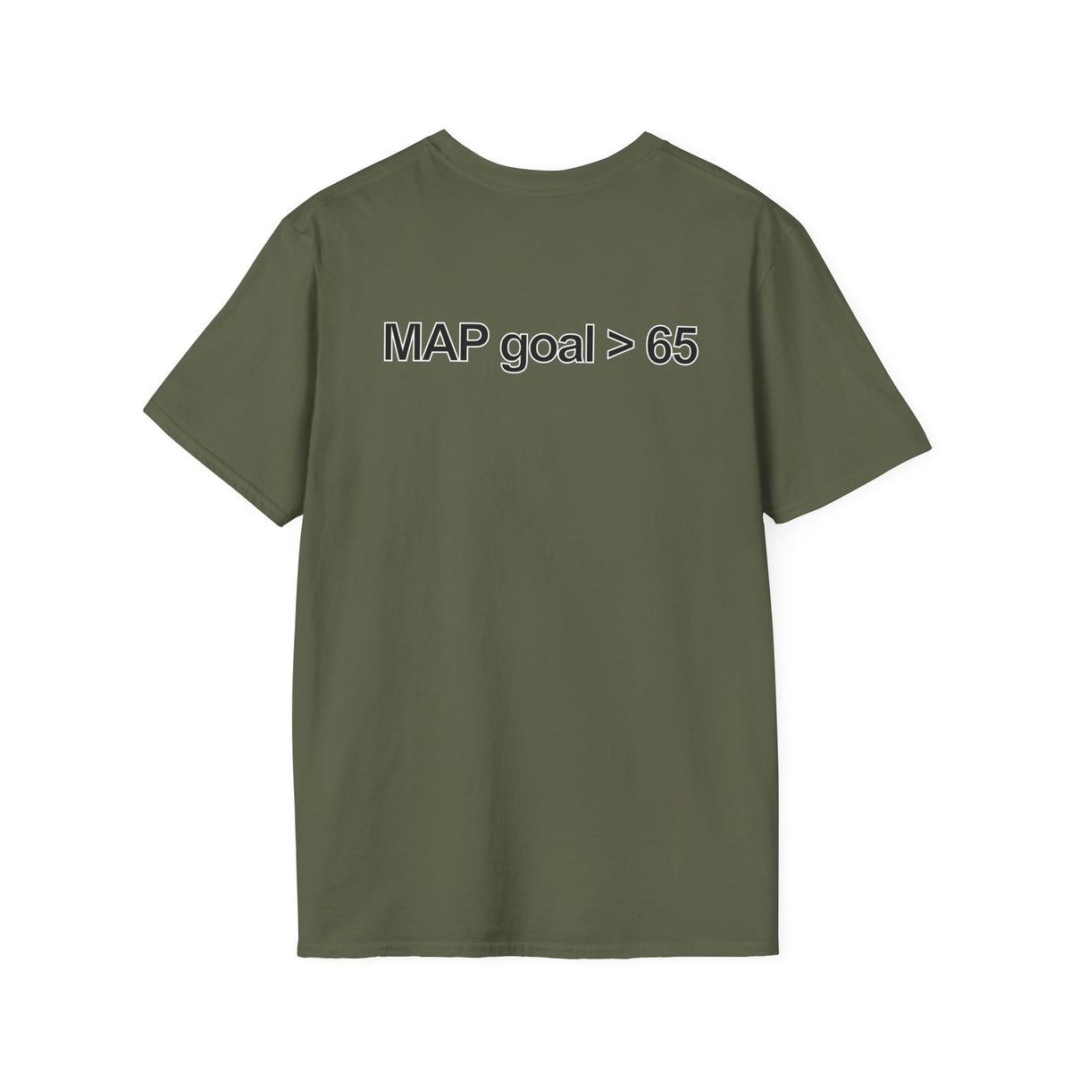 CSICU MAP Goal > 65 Shirt