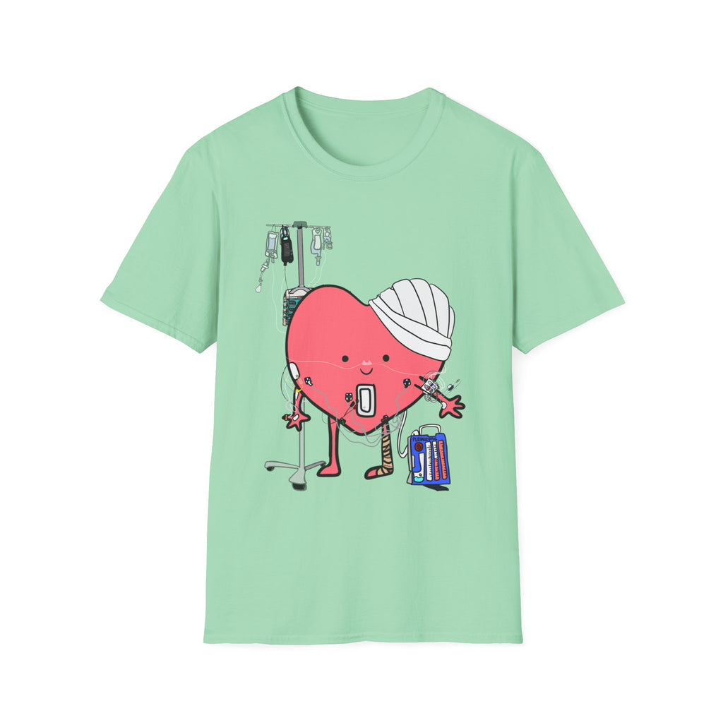 FRONT ONLY Post Op Heart Shirt