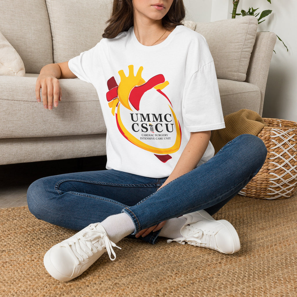 FRONT ONLY CSICU Heart shirt