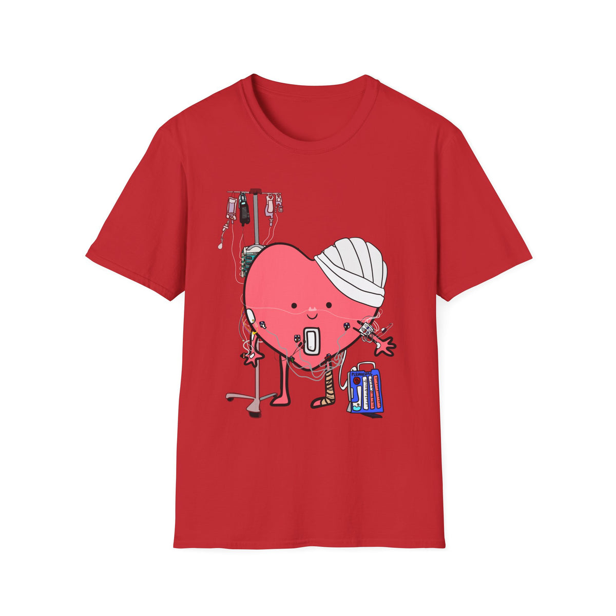 FRONT ONLY Post Op Heart Shirt