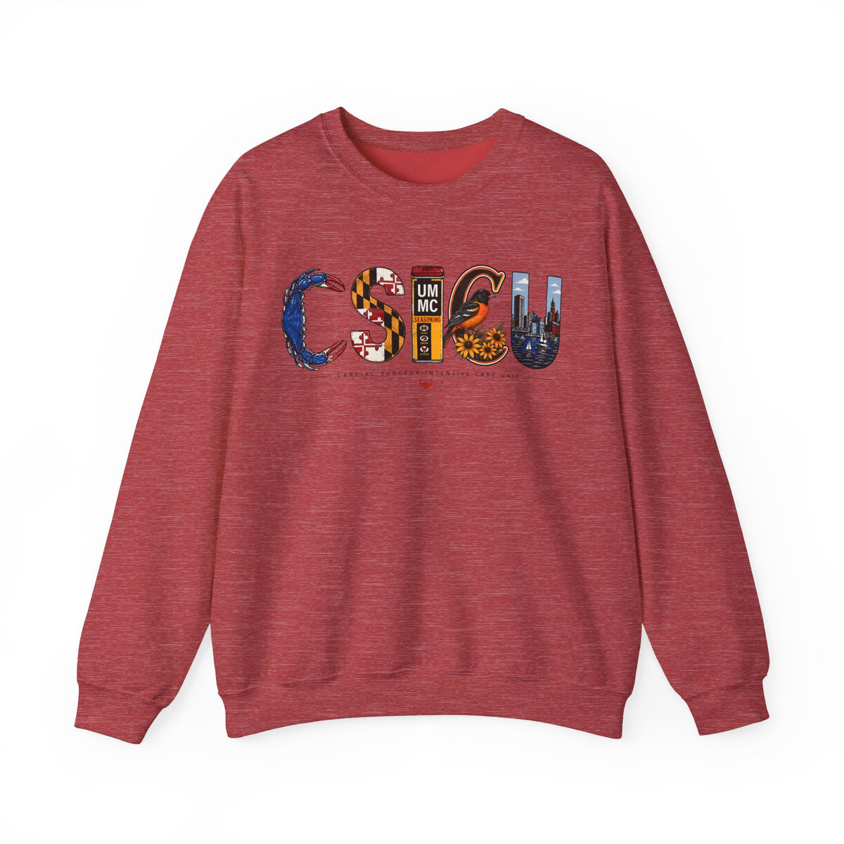 FRONT ONLY Maryland CSICU Sweater