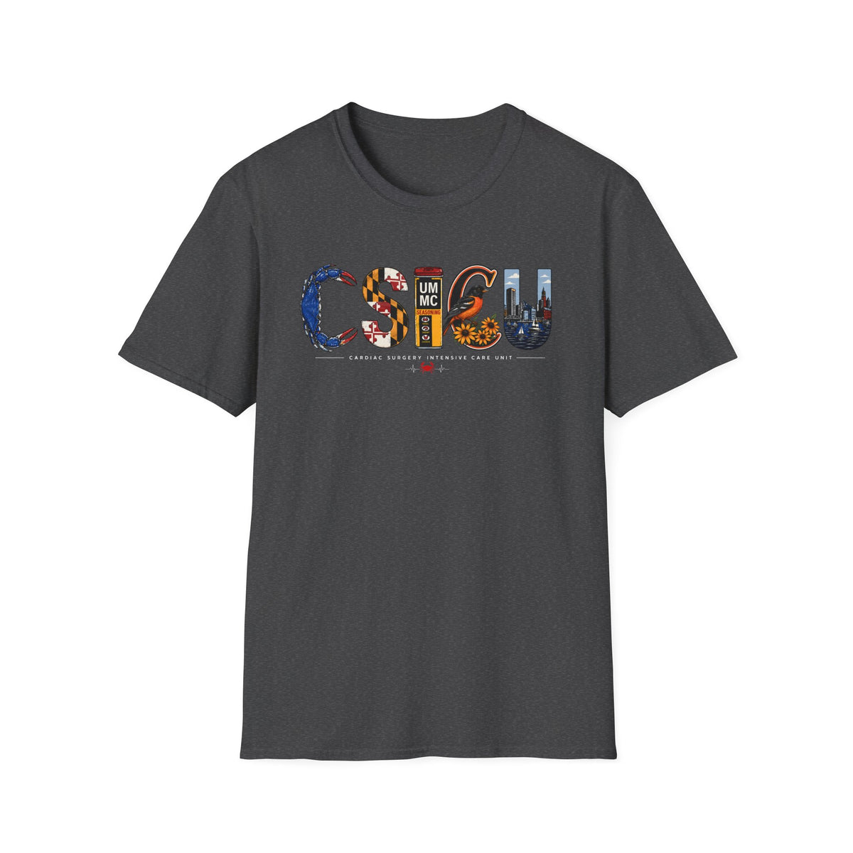 FRONT ONLY Maryland CSICU Shirt