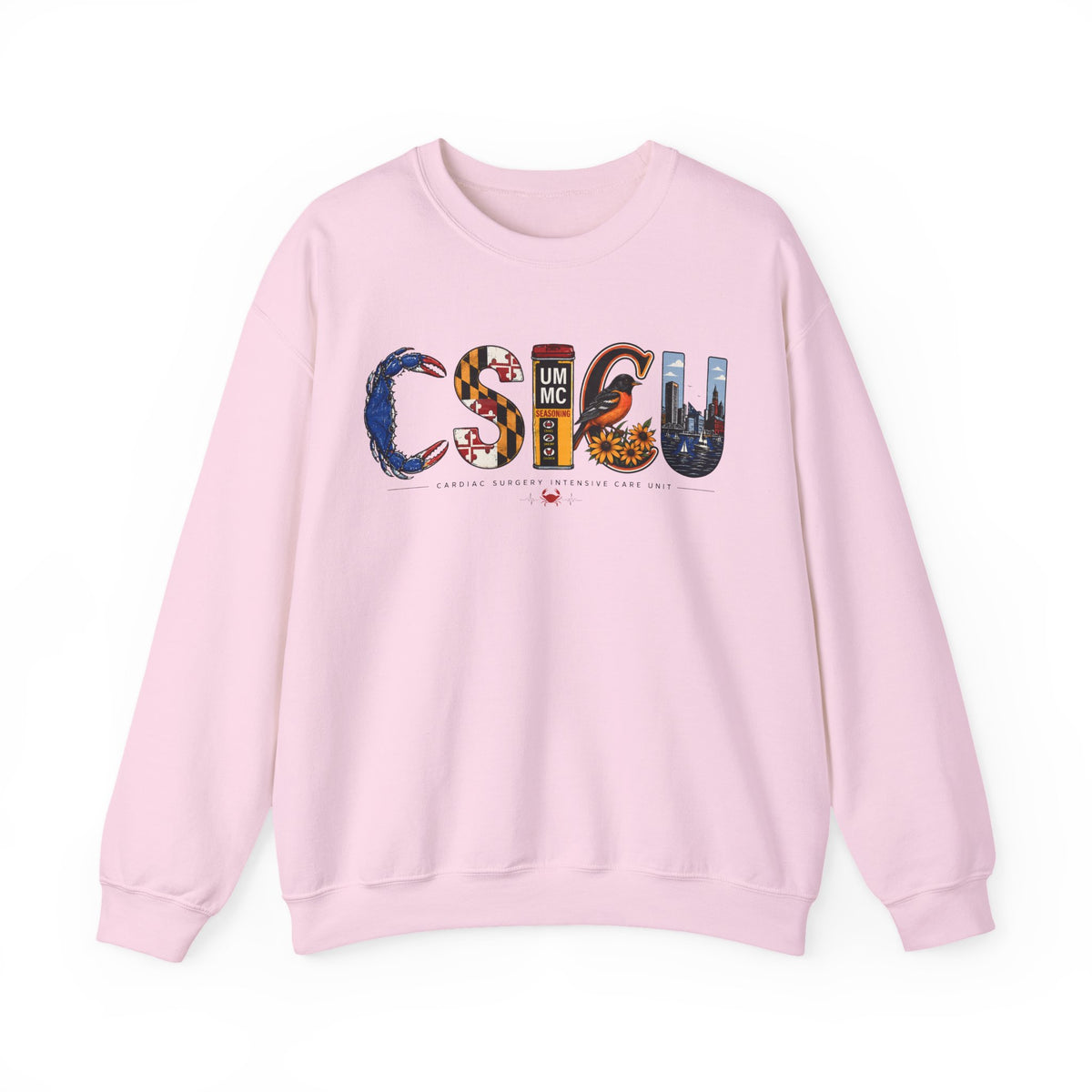 FRONT ONLY Maryland CSICU Sweater