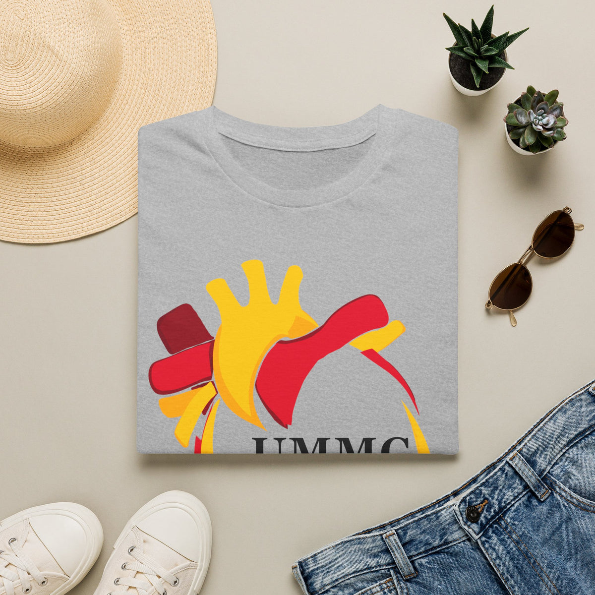 FRONT ONLY CSICU Heart shirt