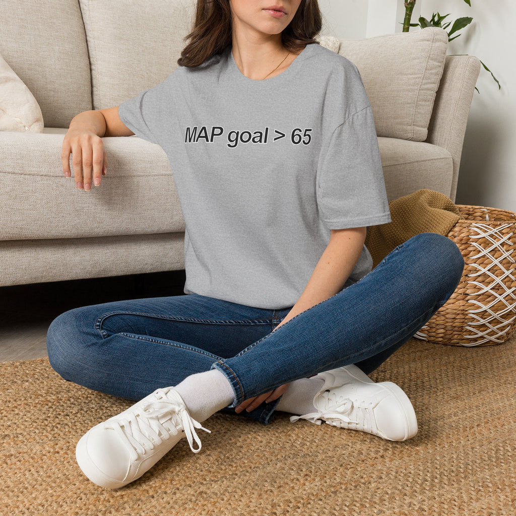 FRONT ONLY MAP Goal > 65 Shirt