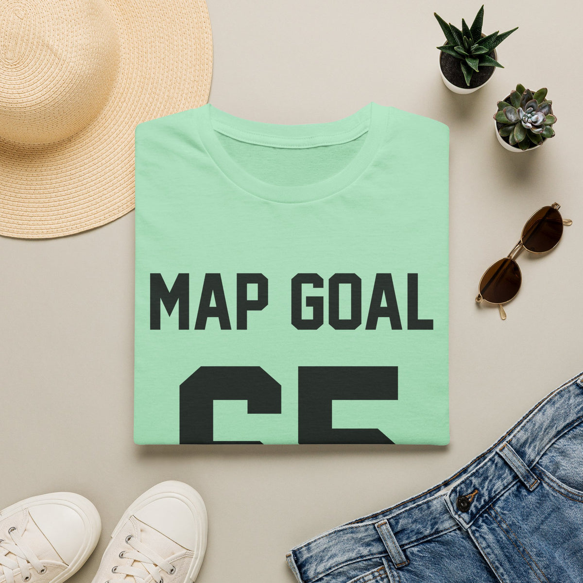 FRONT ONLY MAP Goal 65 Shirt