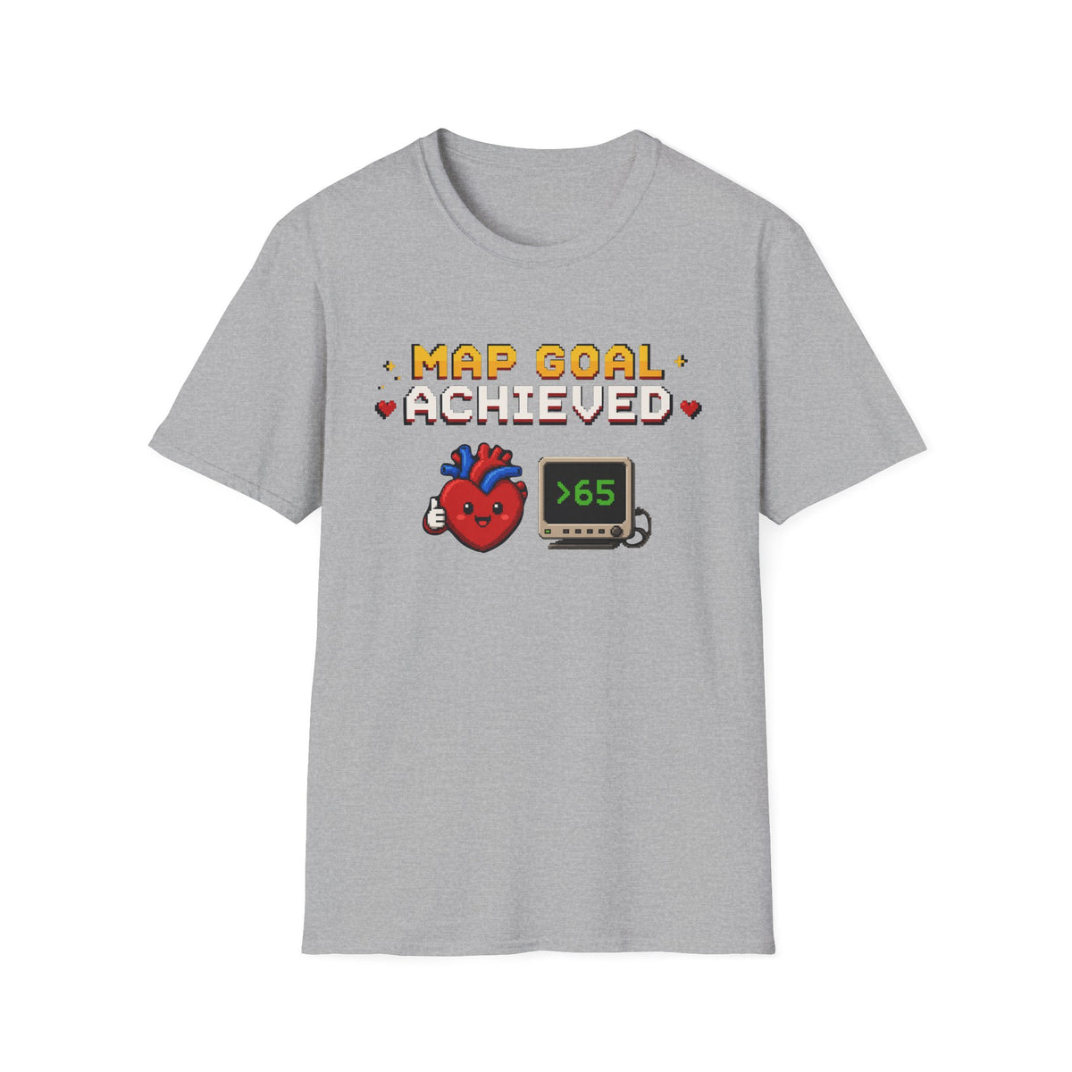 FRONT ONLY MAP Goal Achieved Shirt
