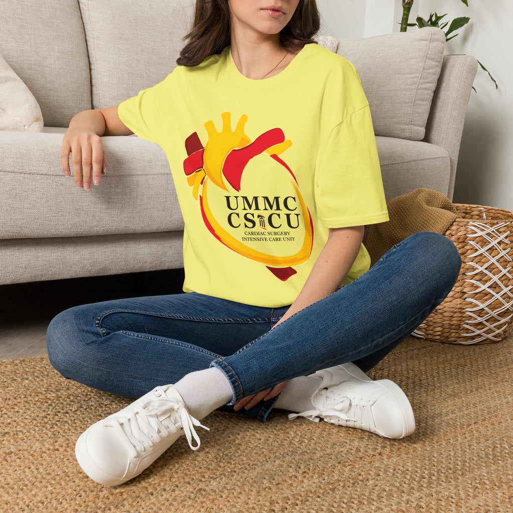 FRONT ONLY CSICU Heart shirt