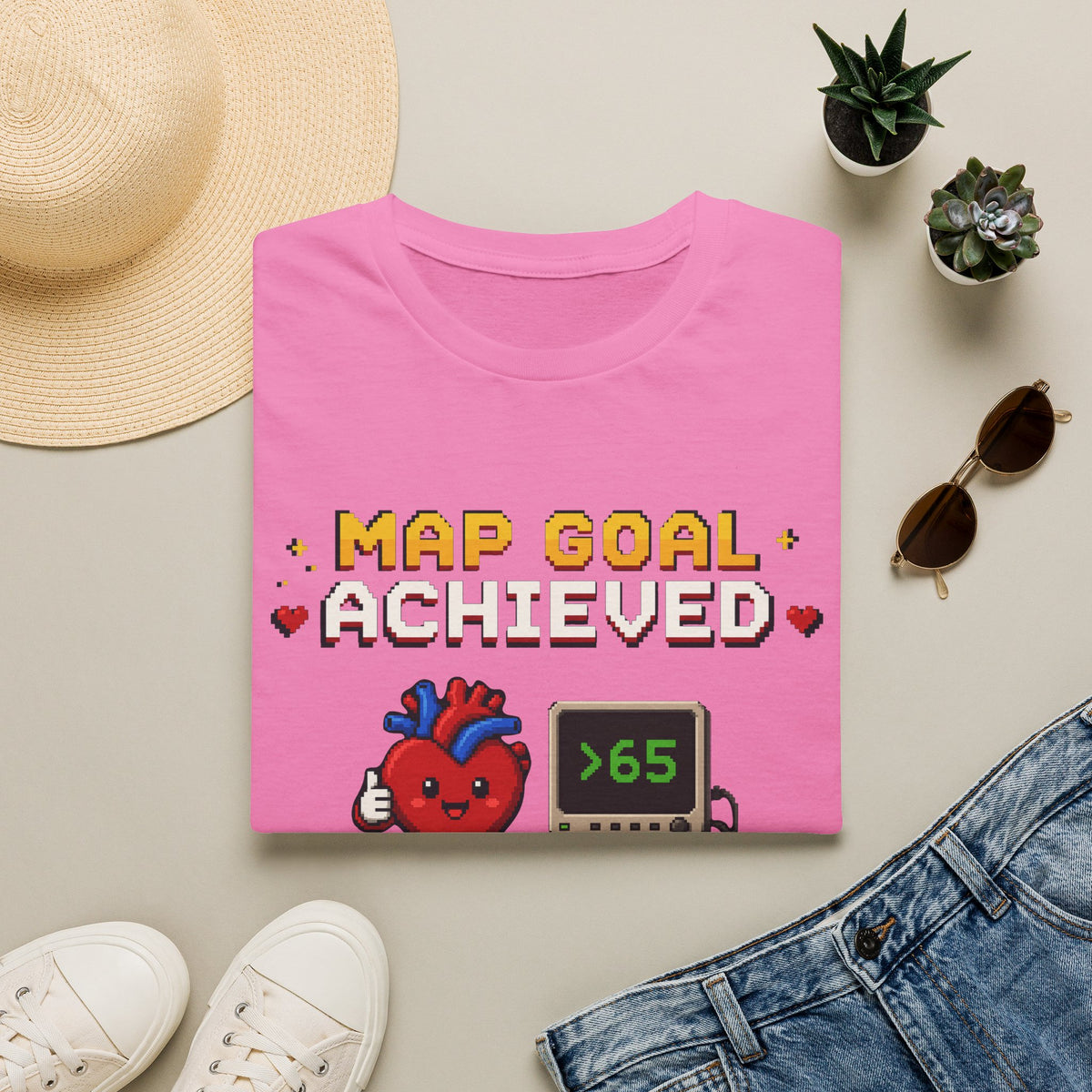 FRONT ONLY MAP Goal Achieved Shirt