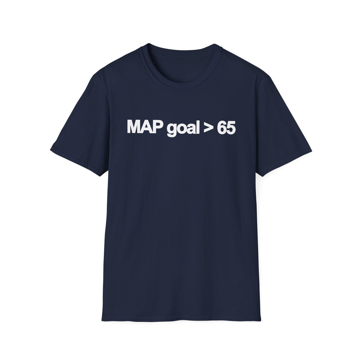 FRONT ONLY MAP Goal > 65 Shirt