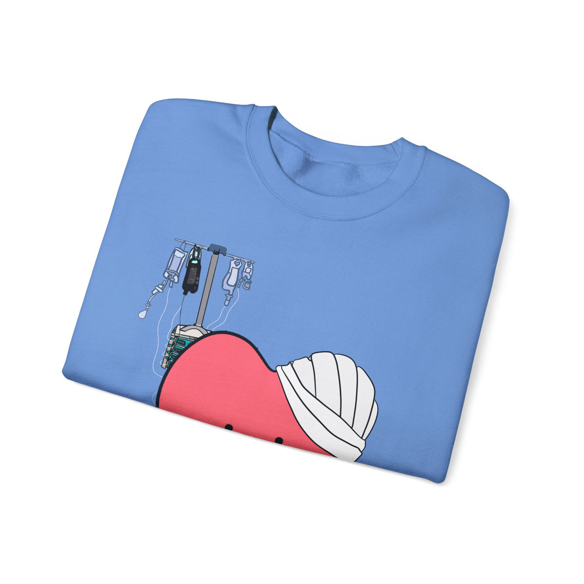 FRONT ONLY Post Op Heart Sweater