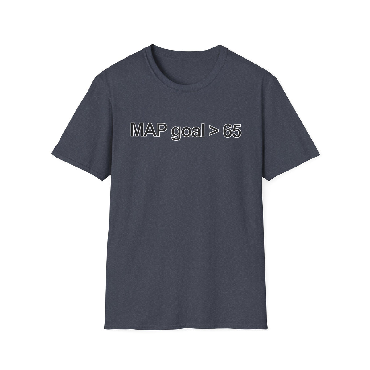 FRONT ONLY MAP Goal > 65 Shirt