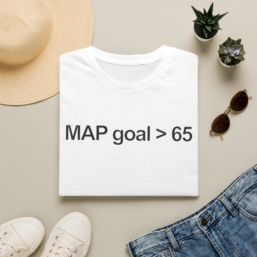 FRONT ONLY MAP Goal > 65 Shirt