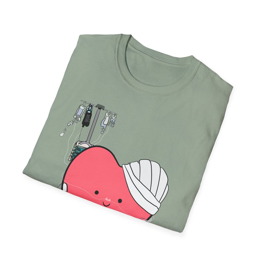 FRONT ONLY Post Op Heart Shirt