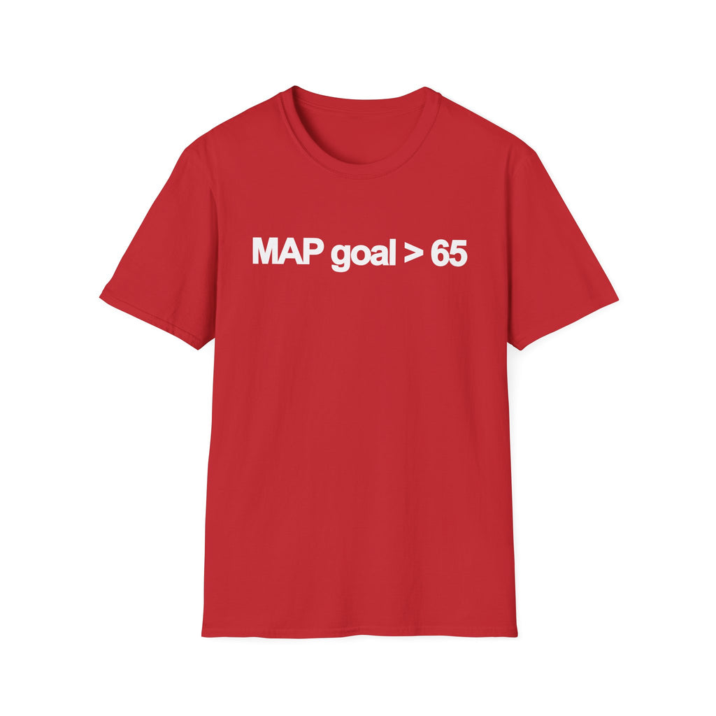 FRONT ONLY MAP Goal > 65 Shirt
