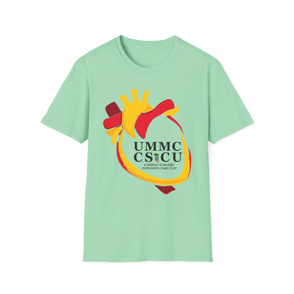 FRONT ONLY CSICU Heart shirt