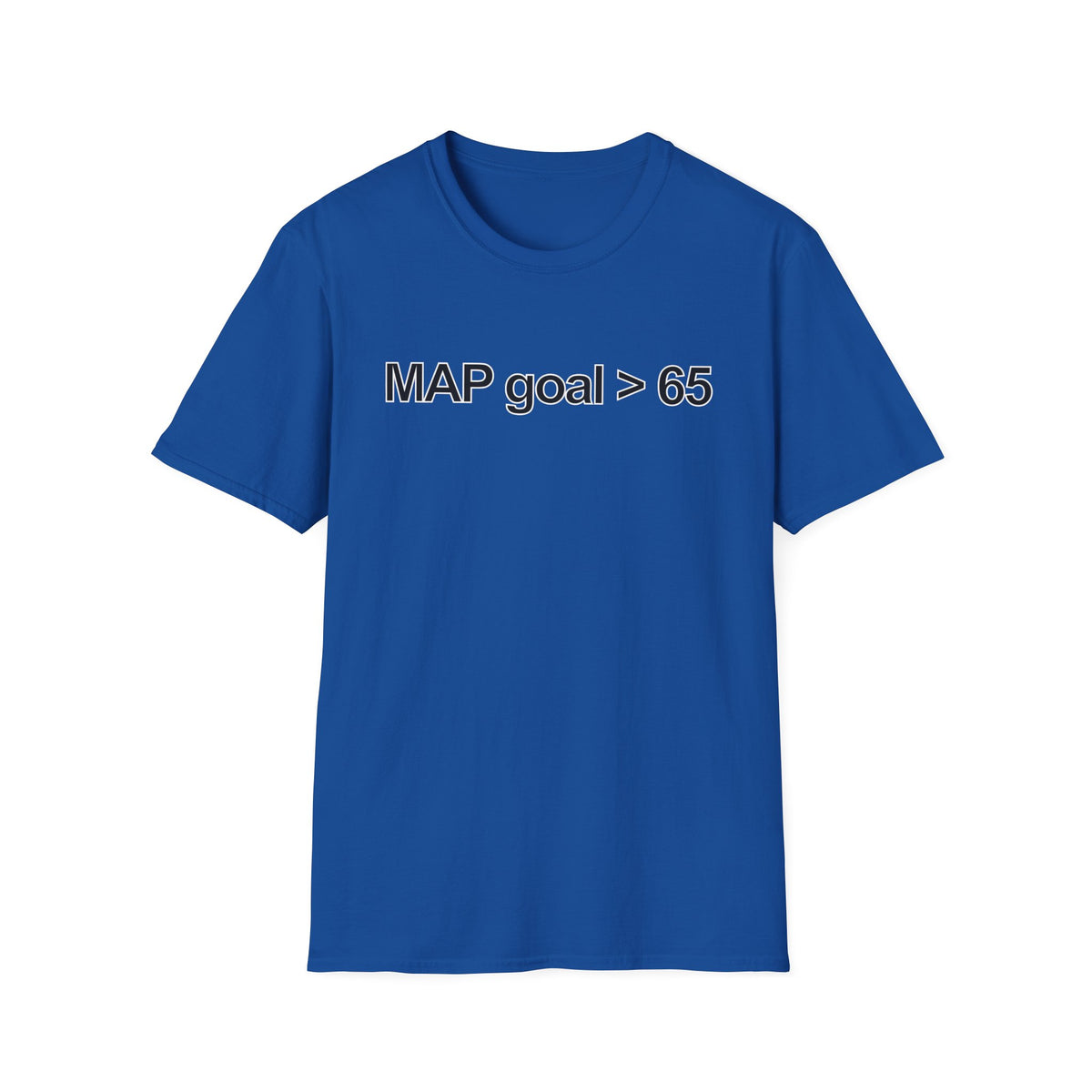 FRONT ONLY MAP Goal > 65 Shirt