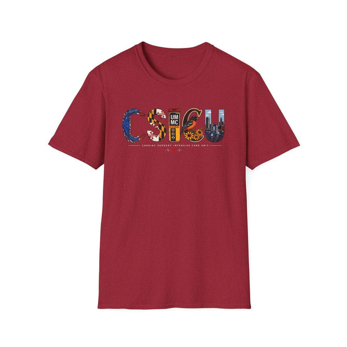 FRONT ONLY Maryland CSICU Shirt