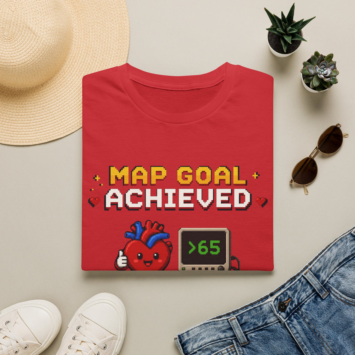 FRONT ONLY MAP Goal Achieved Shirt