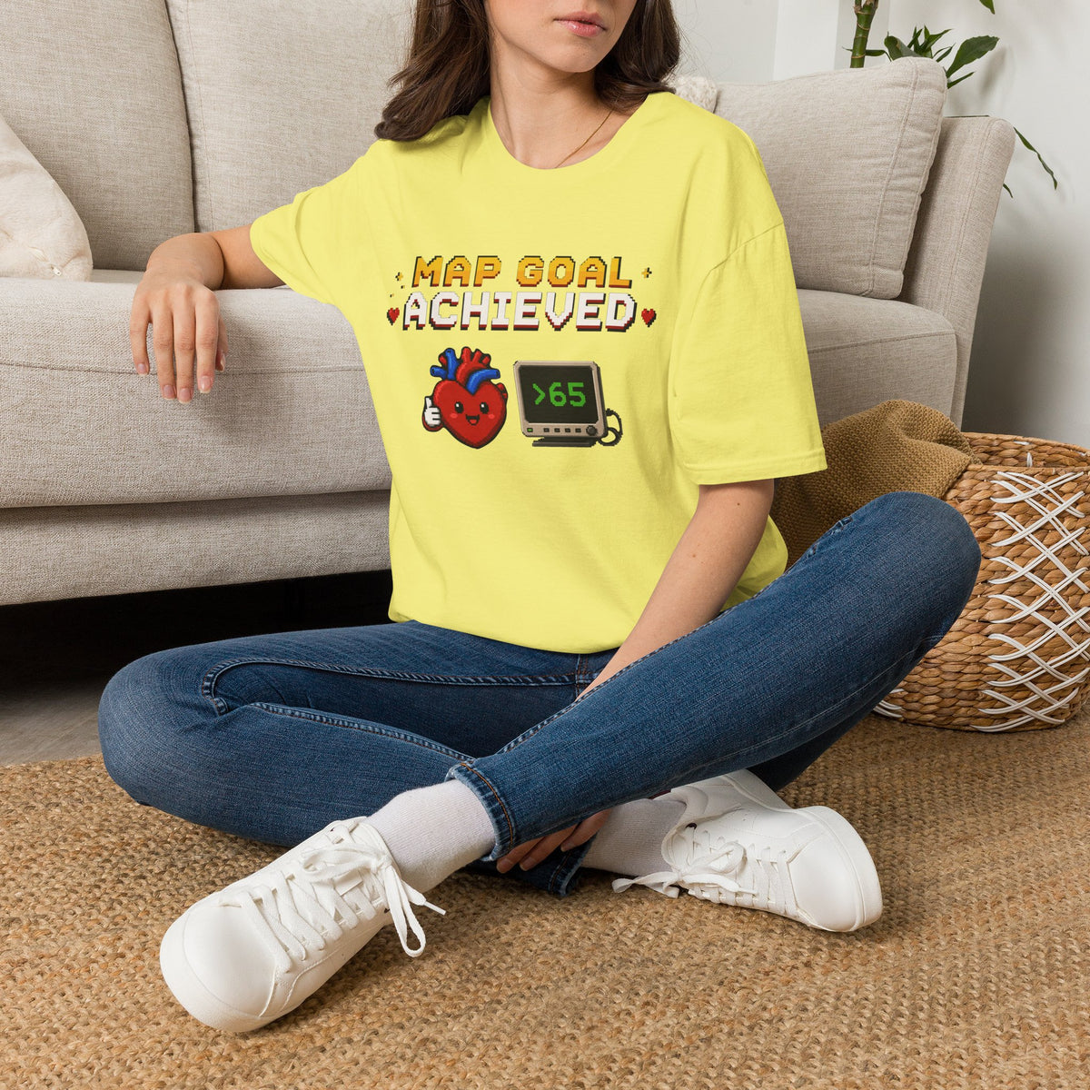 FRONT ONLY MAP Goal Achieved Shirt