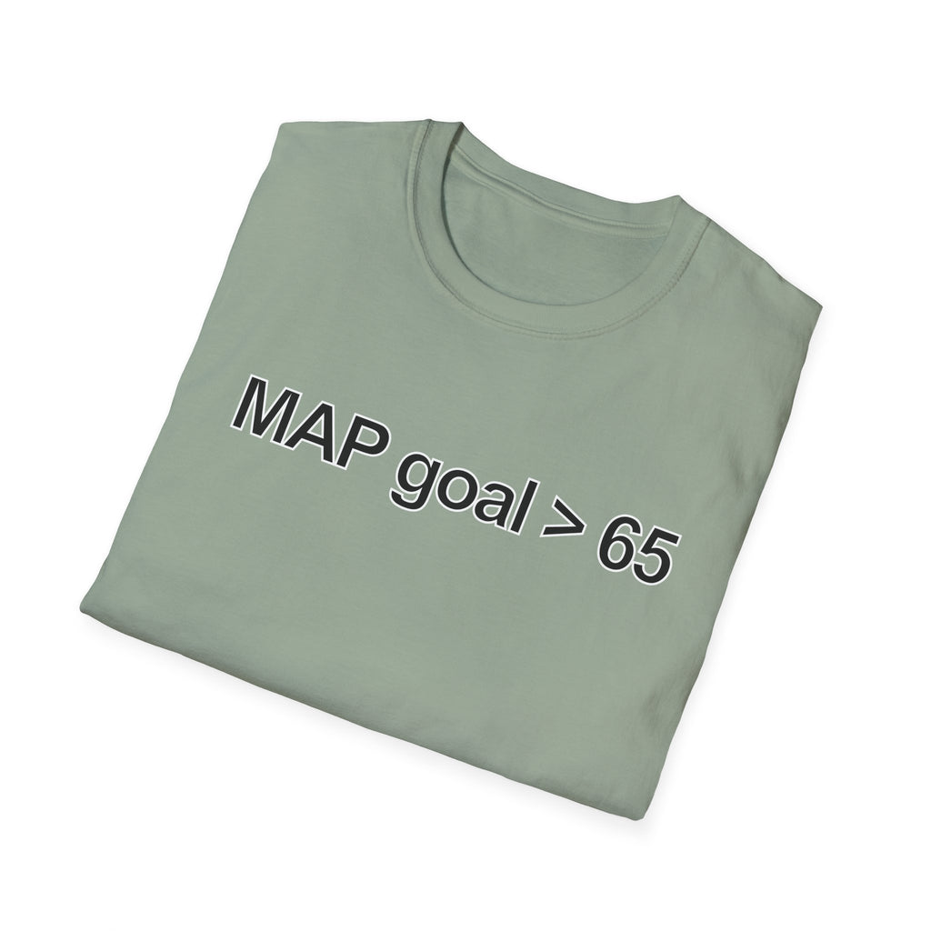 FRONT ONLY MAP Goal > 65 Shirt