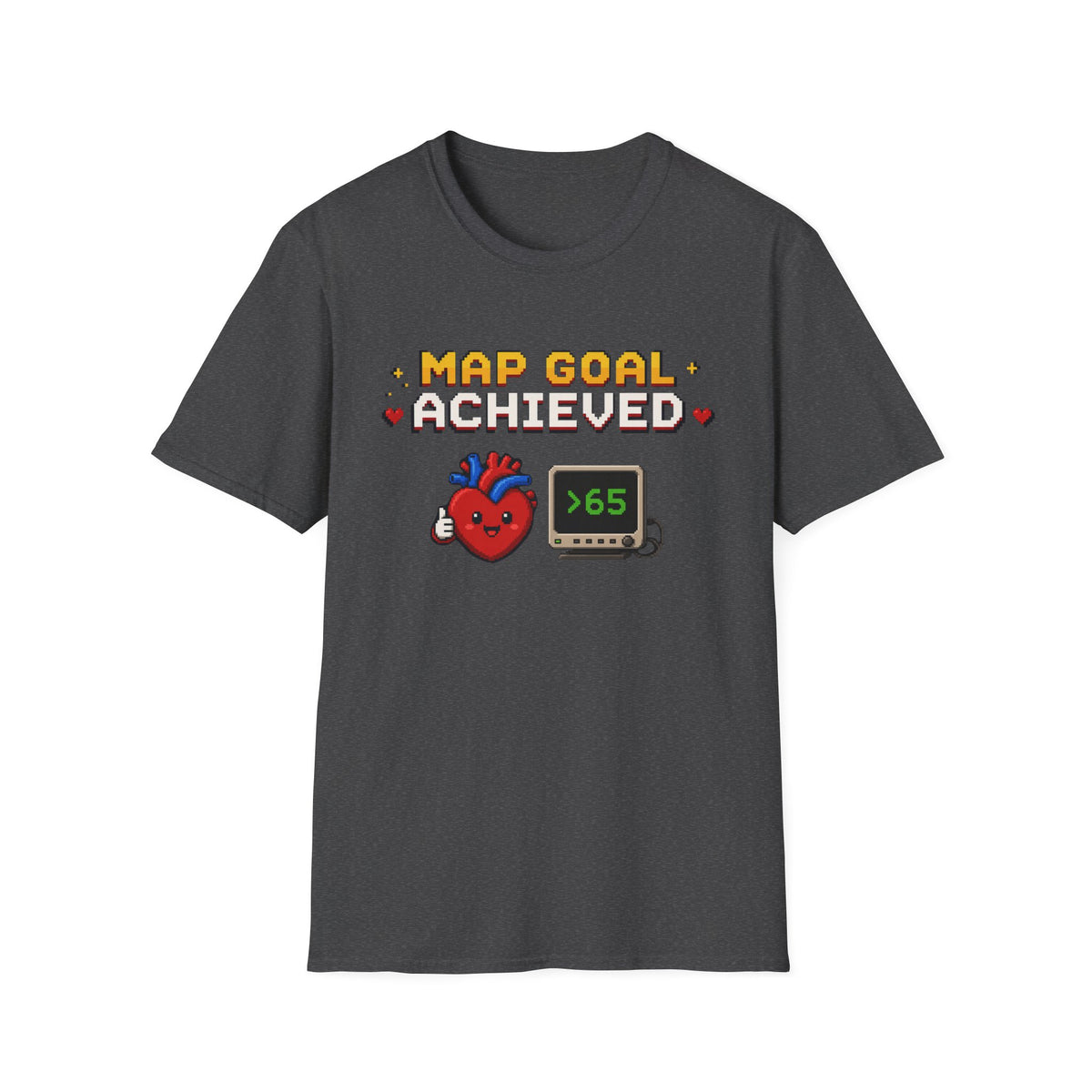 FRONT ONLY MAP Goal Achieved Shirt