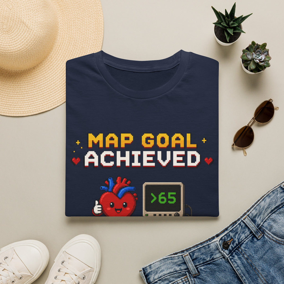 FRONT ONLY MAP Goal Achieved Shirt