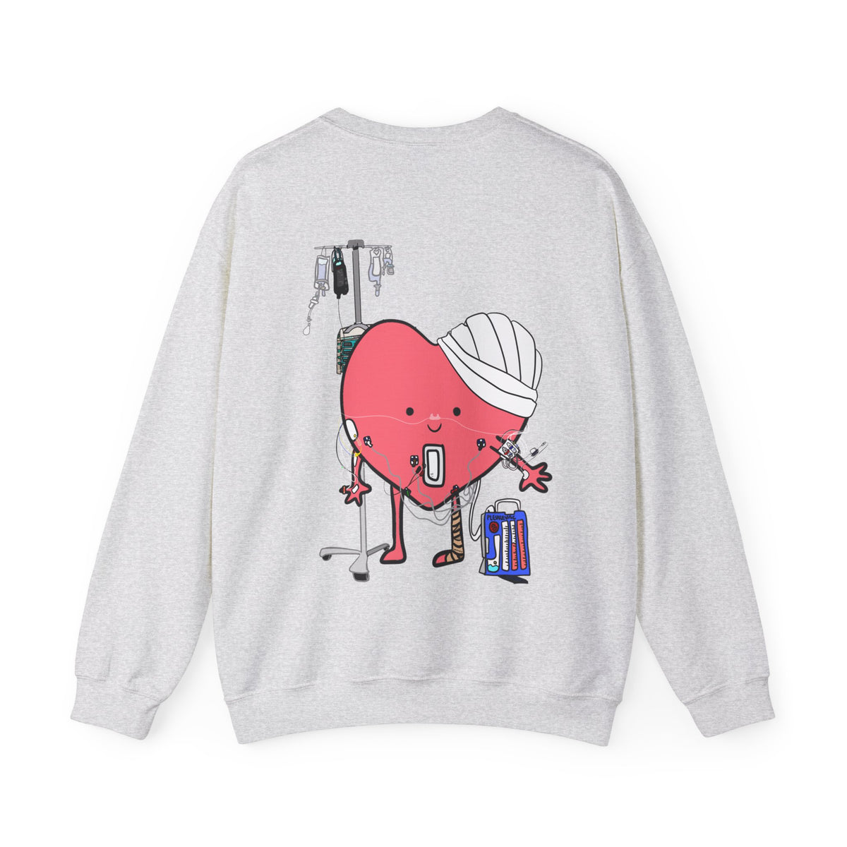 Post Op Heart Sweater