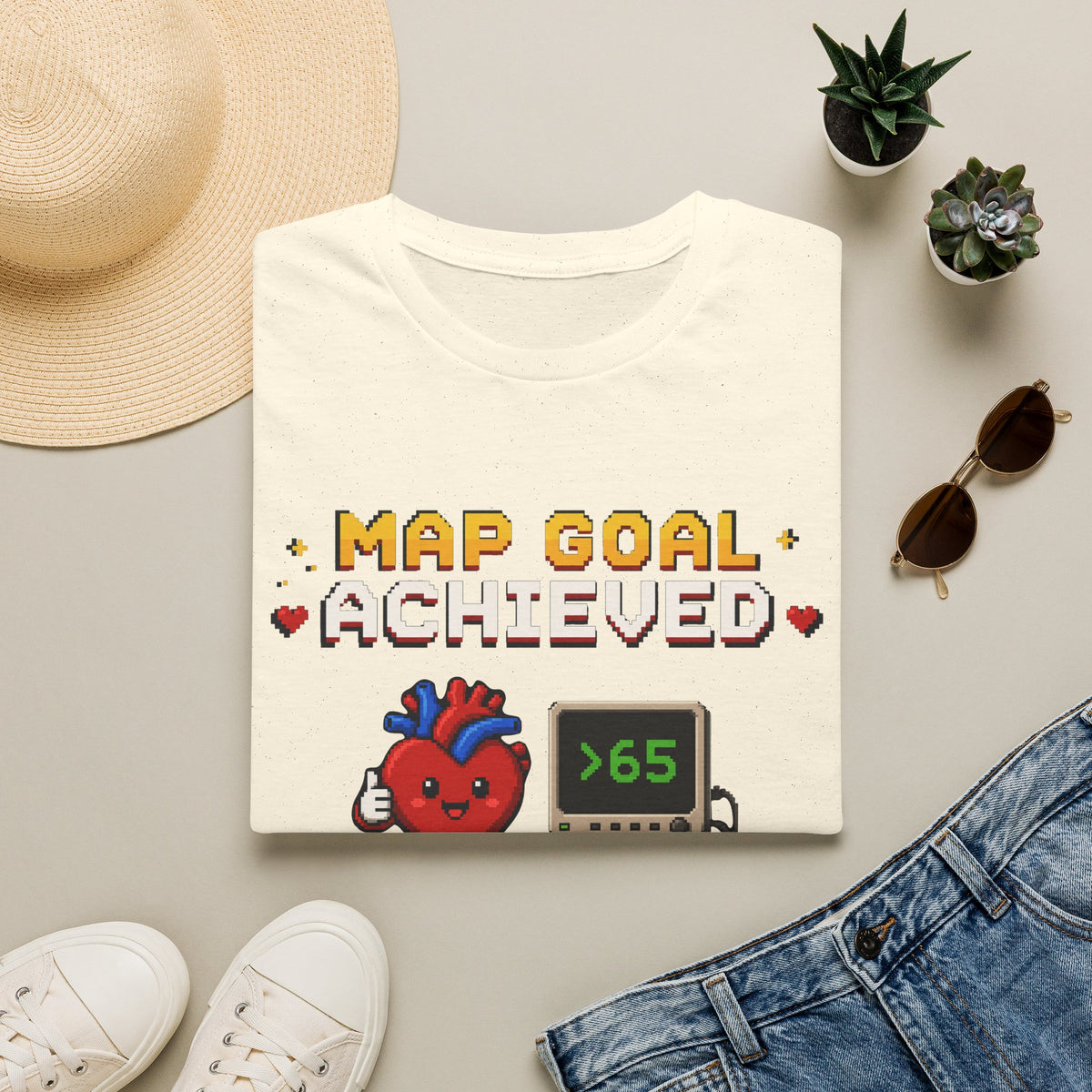 FRONT ONLY MAP Goal Achieved Shirt