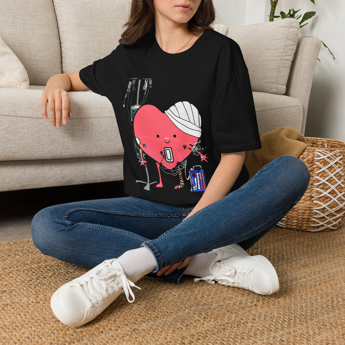 FRONT ONLY Post Op Heart Shirt