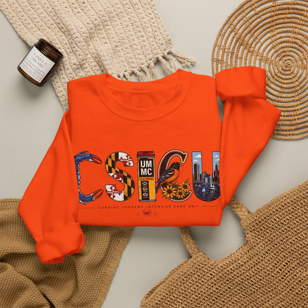 FRONT ONLY Maryland CSICU Sweater