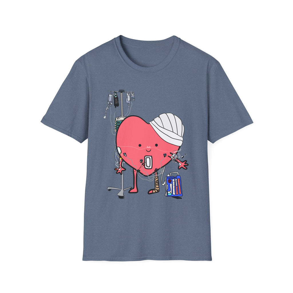 FRONT ONLY Post Op Heart Shirt