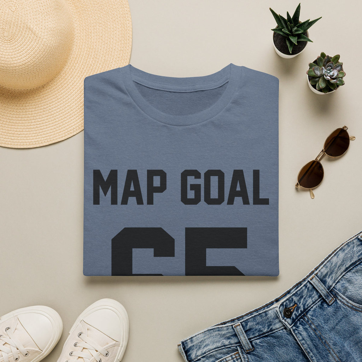 FRONT ONLY MAP Goal 65 Shirt