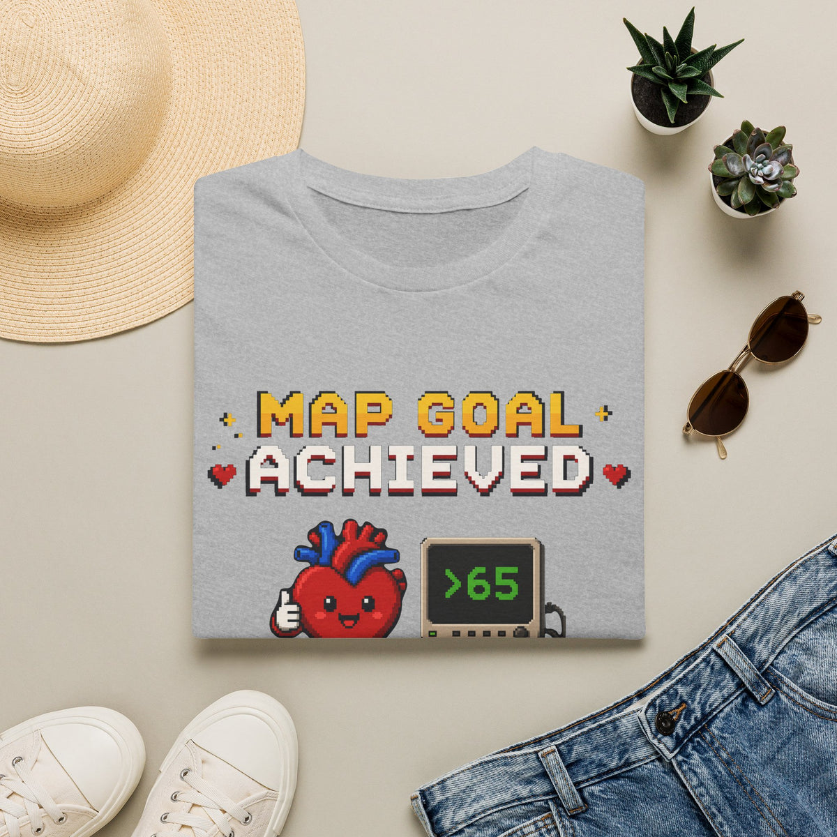 FRONT ONLY MAP Goal Achieved Shirt