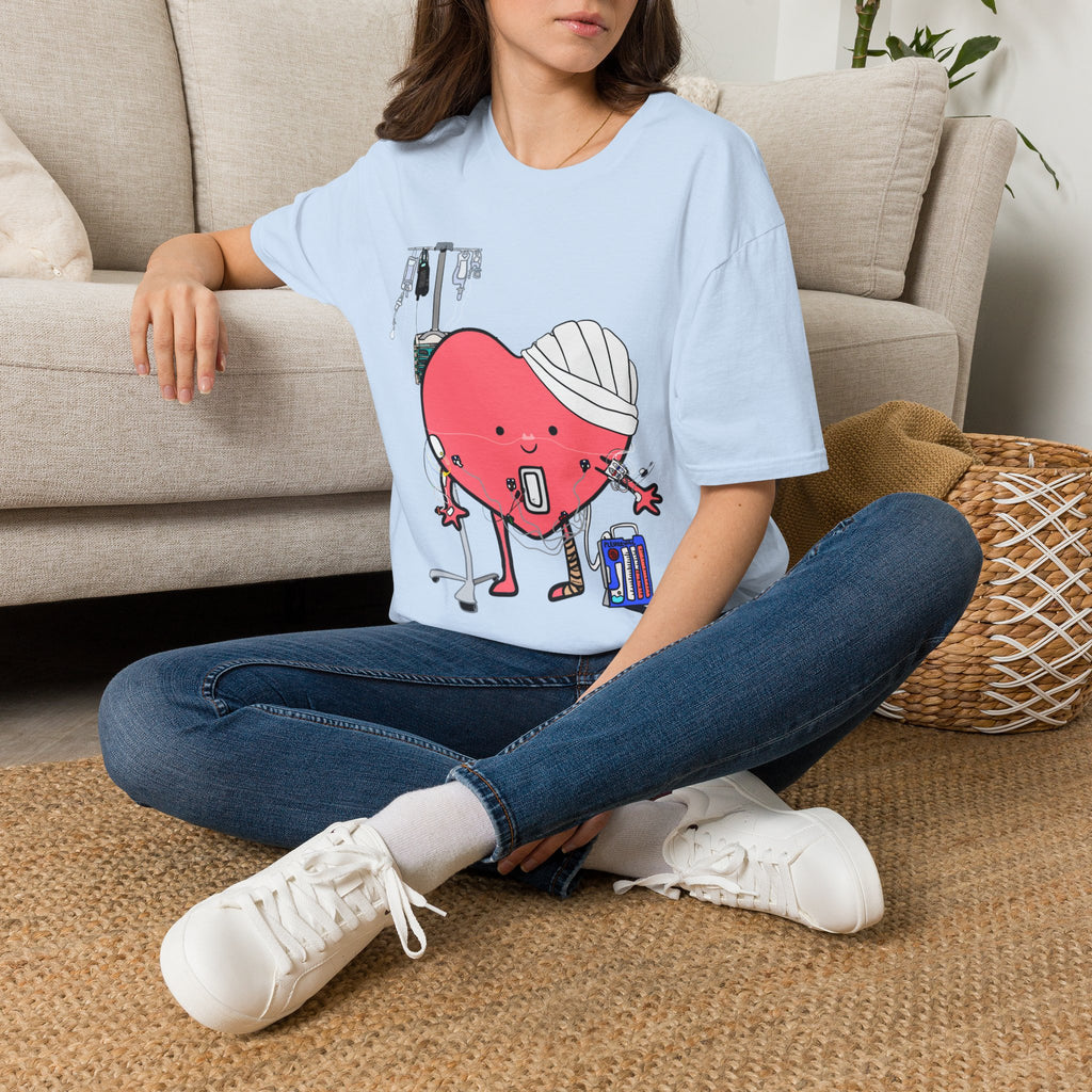 FRONT ONLY Post Op Heart Shirt
