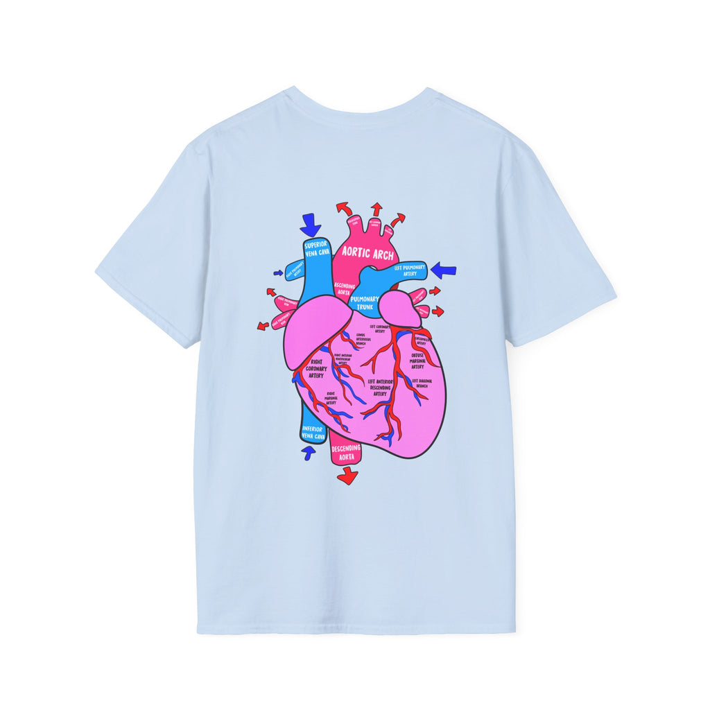 CSICU Labeled Heart Shirt