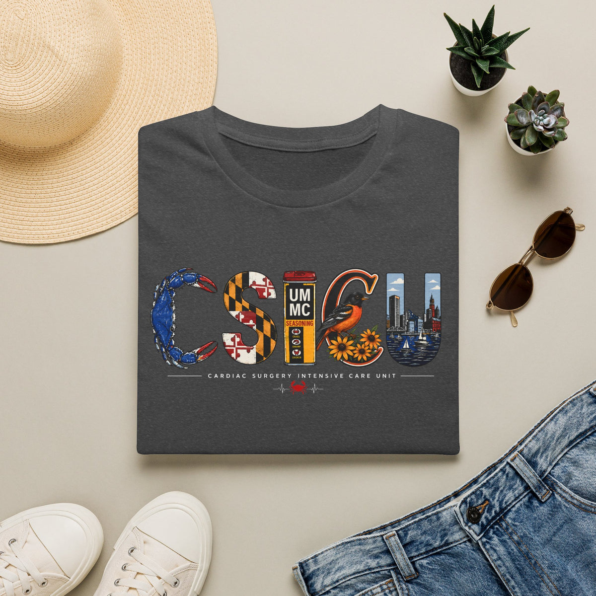 FRONT ONLY Maryland CSICU Shirt