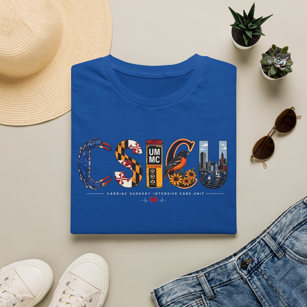 FRONT ONLY Maryland CSICU Shirt