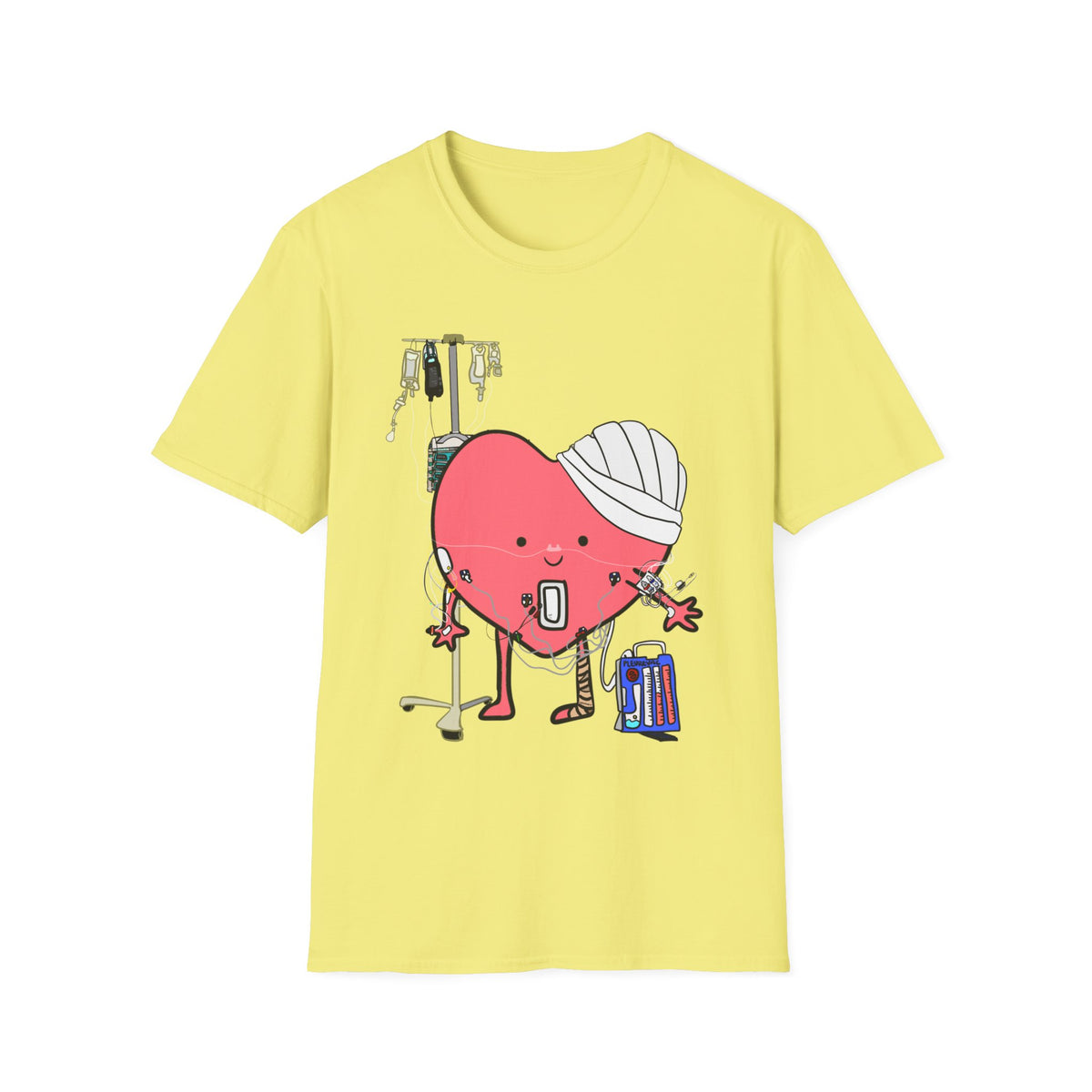 FRONT ONLY Post Op Heart Shirt