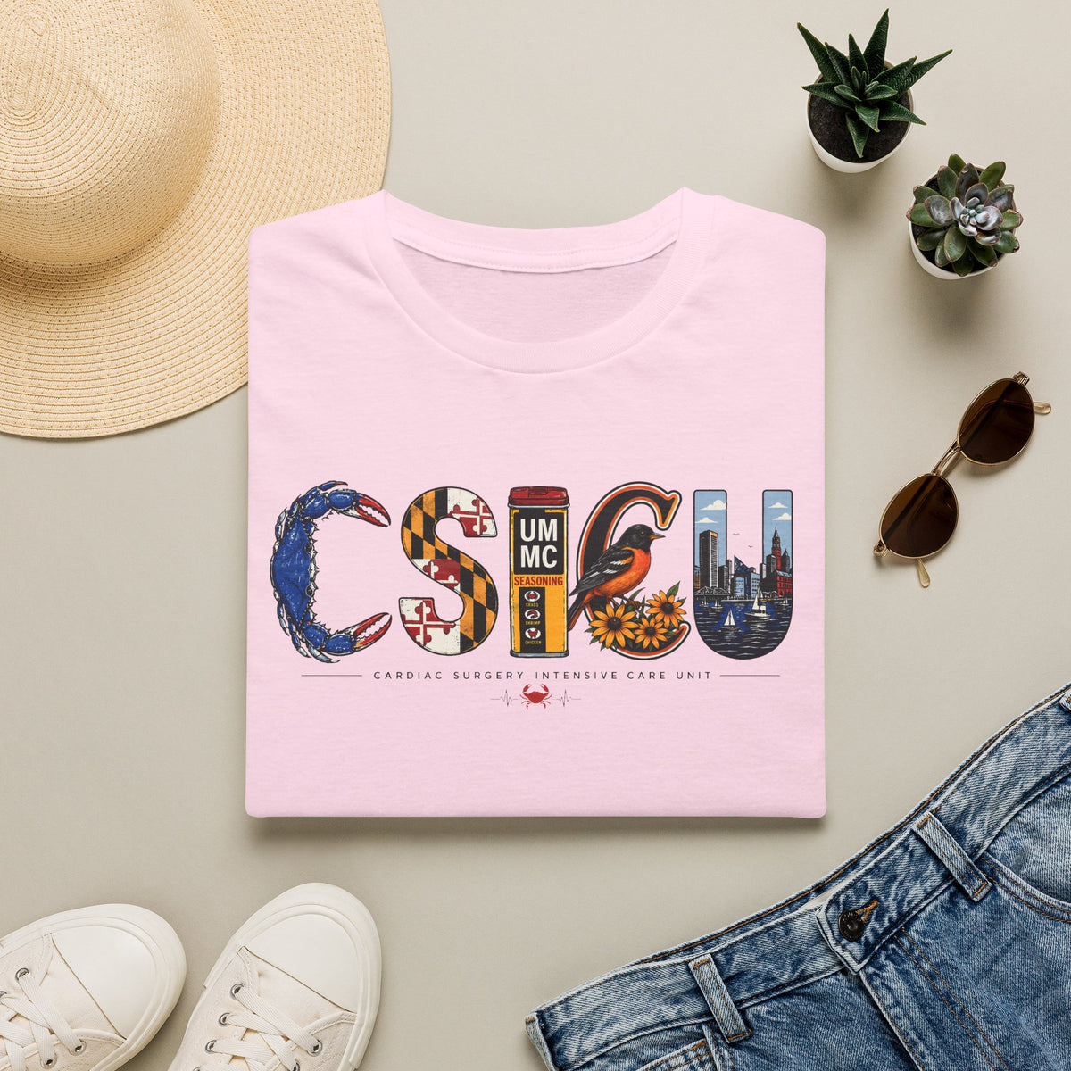 FRONT ONLY Maryland CSICU Shirt