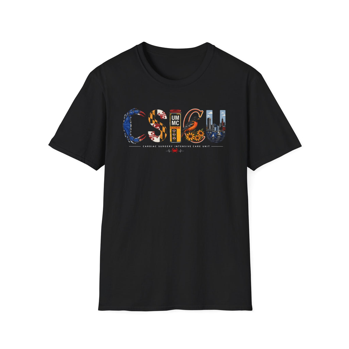FRONT ONLY Maryland CSICU Shirt