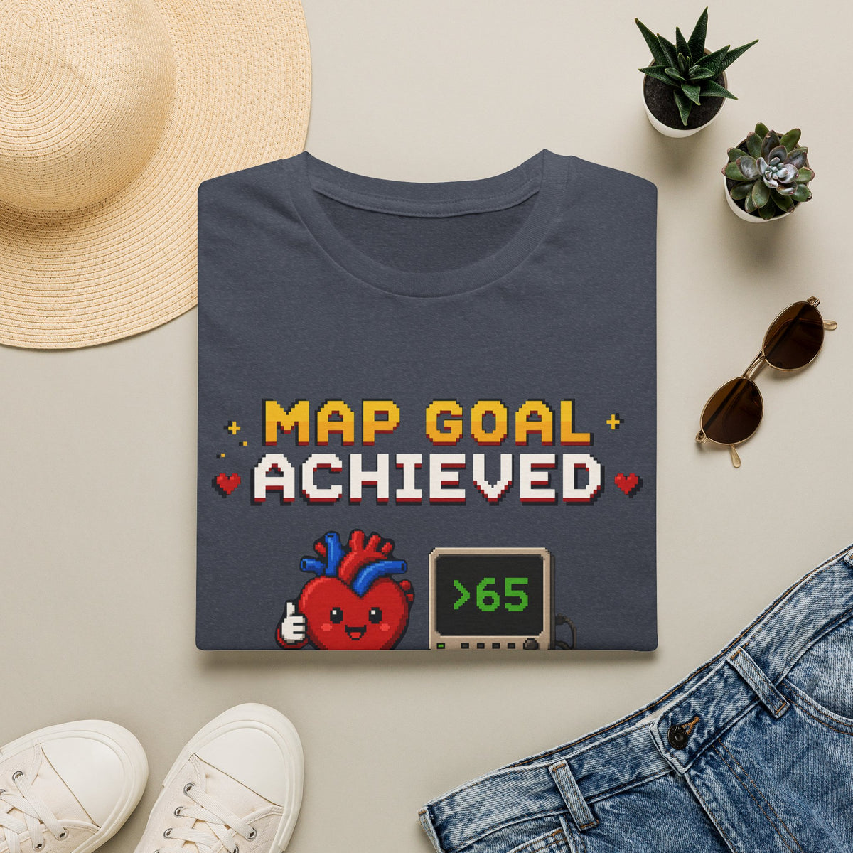 FRONT ONLY MAP Goal Achieved Shirt
