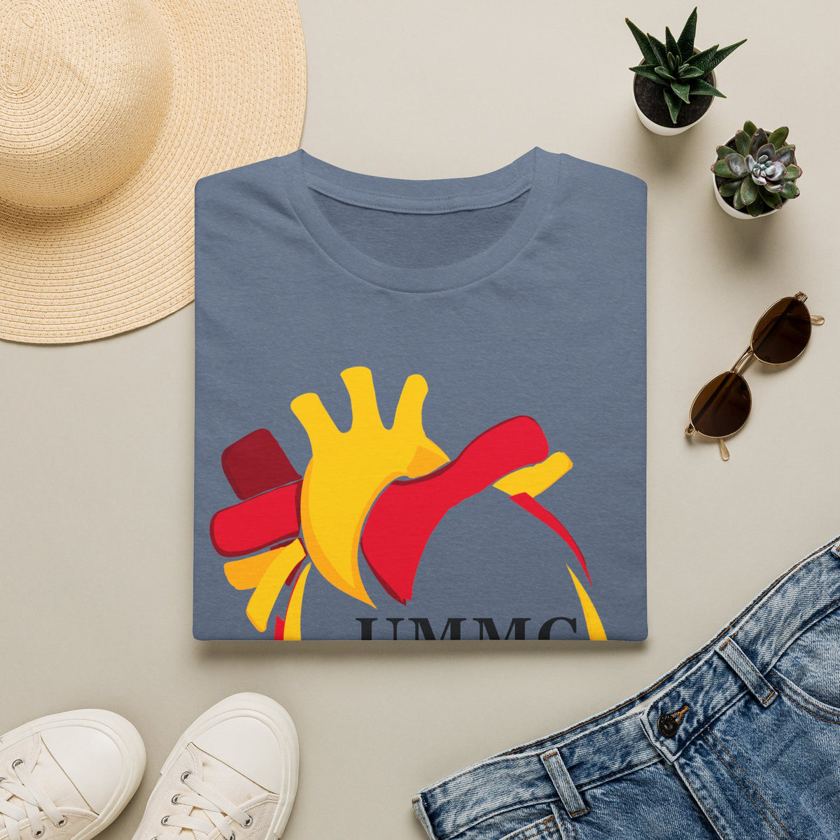FRONT ONLY CSICU Heart shirt