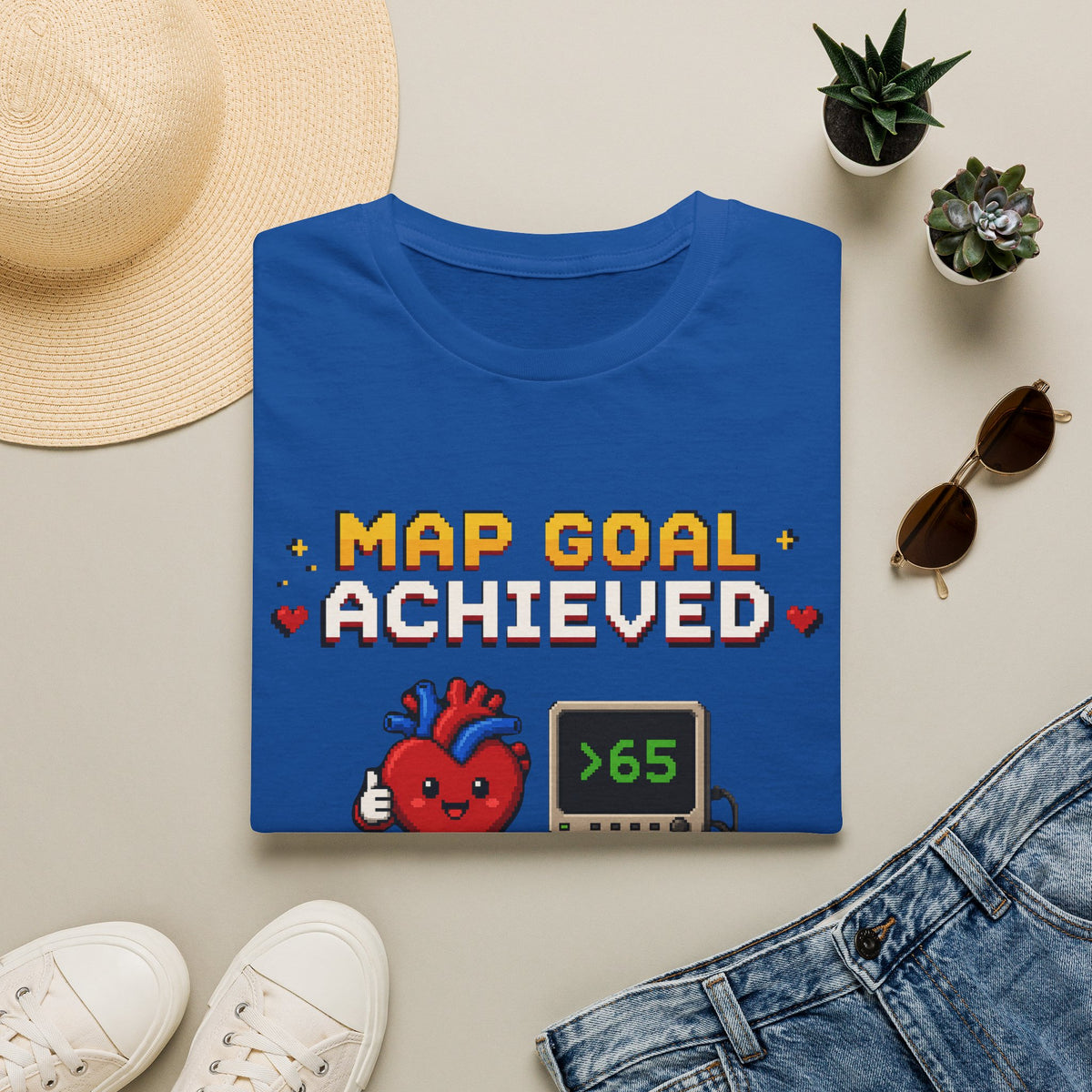 FRONT ONLY MAP Goal Achieved Shirt